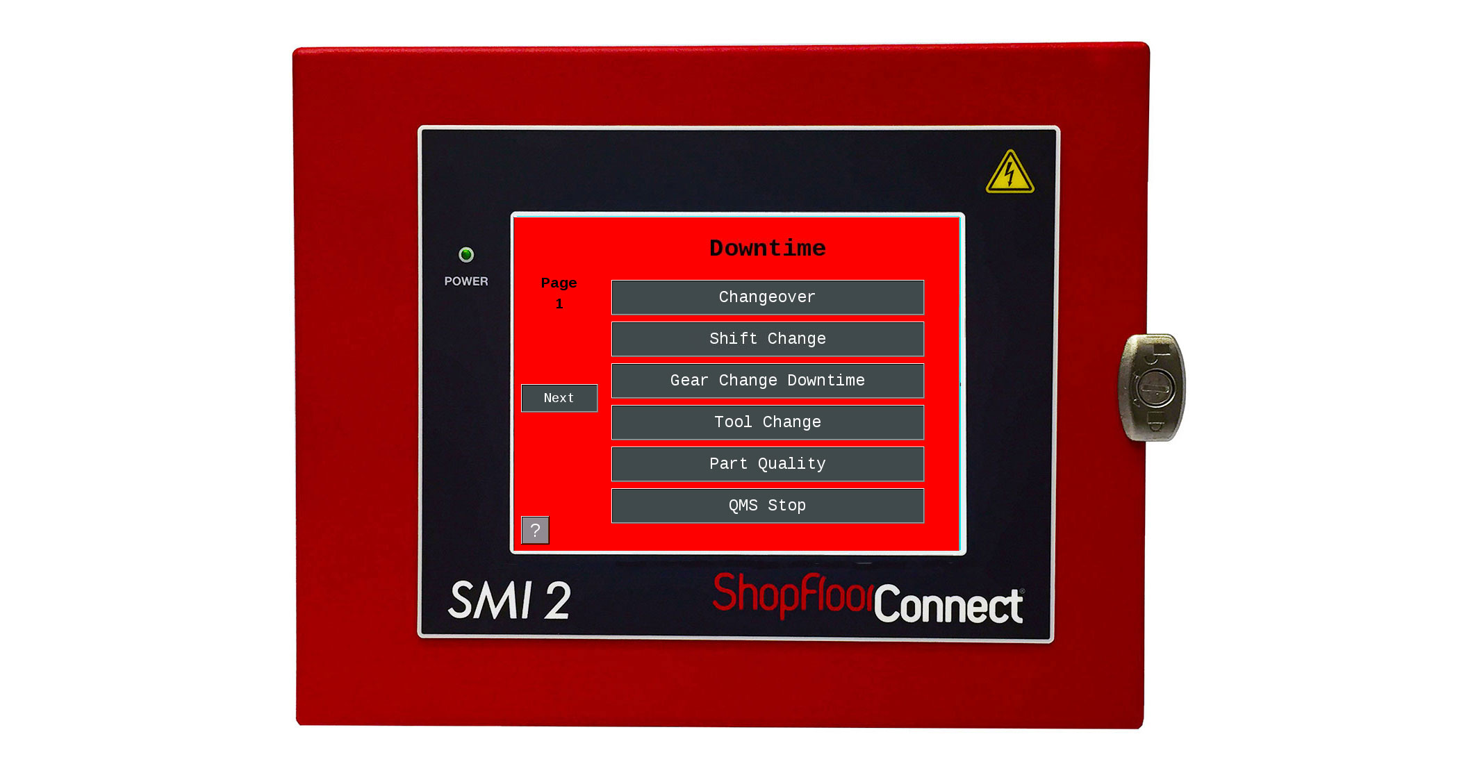 SMI 2 Downtime Menu Screen