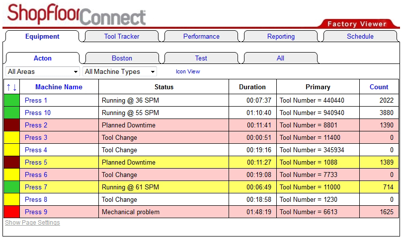Setting up Tracking in SFC Administrator