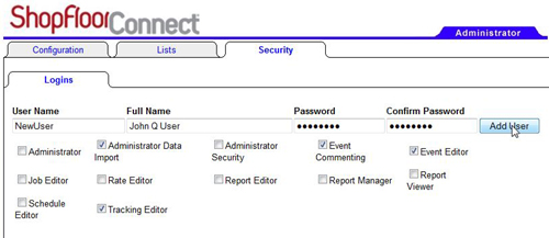 New Security Profile