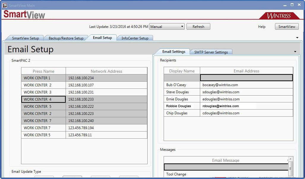 SmartPAC 2 Email Messaging Setup