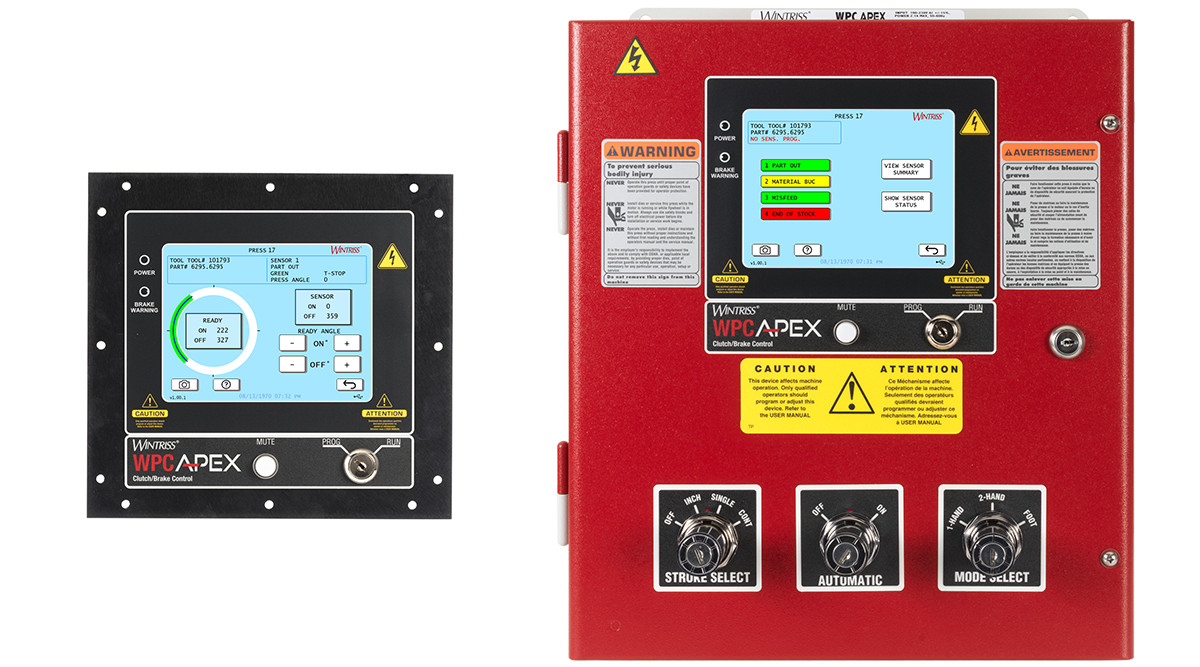 The WPC Apex Clutch/Brake is avaialable as a panel mount or in an enclosure